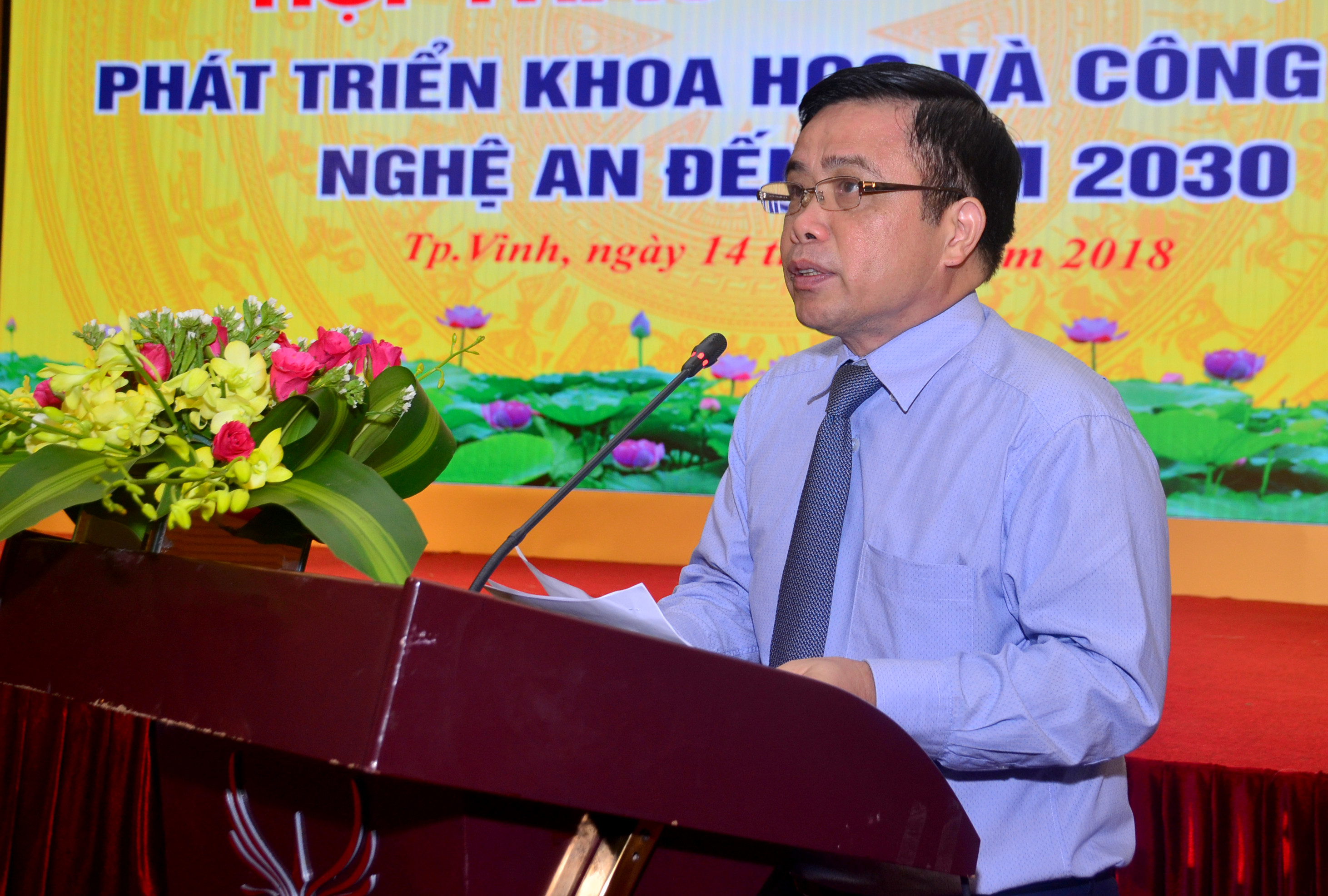 Phó Chủ tịch UBND tỉnh Huỳnh Thanh Điền phát biểu kết luận. Ảnh: Thành Duy