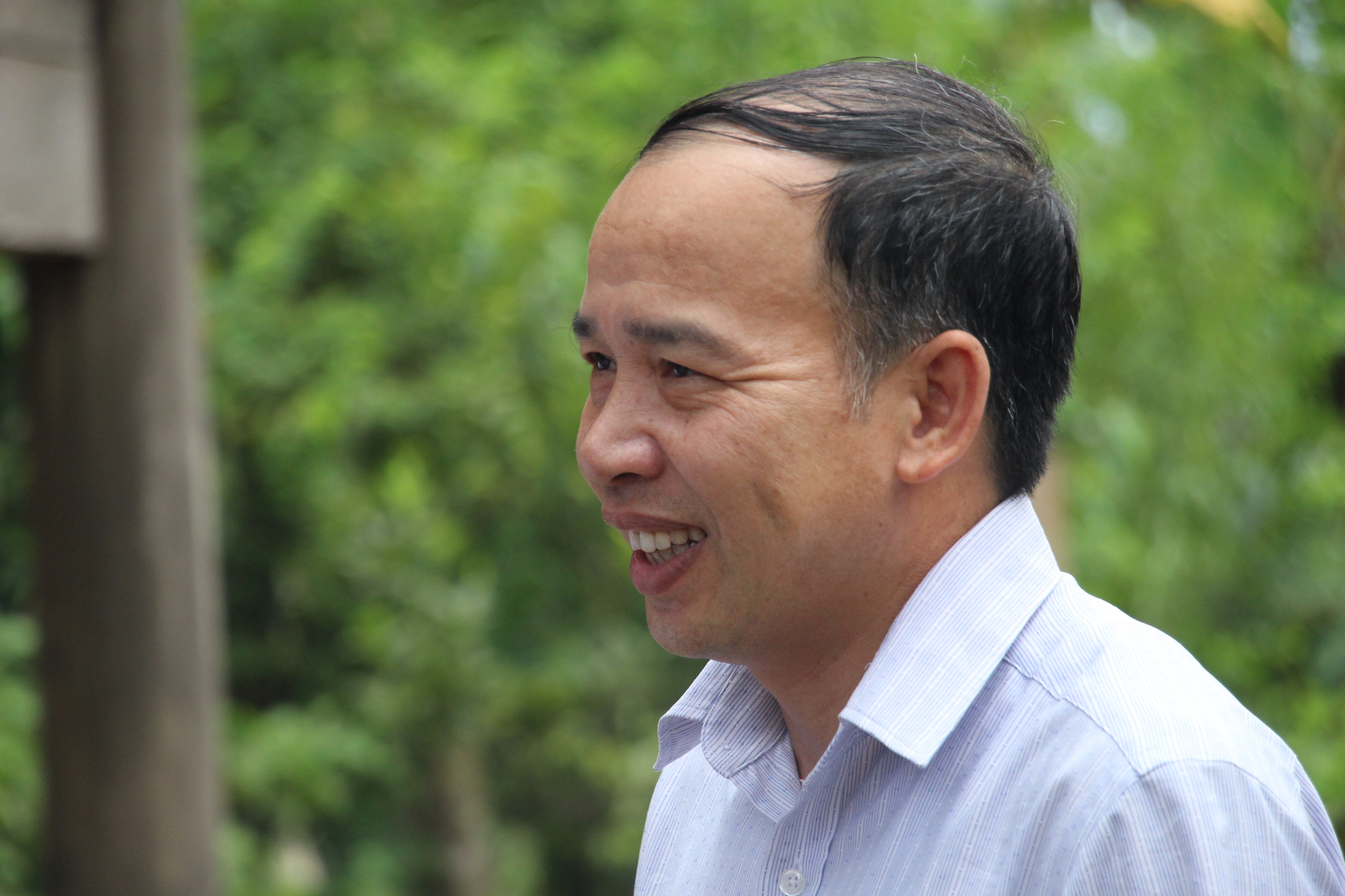 Bí thư Đảng ủy xã Châu Nga Võ Anh Tuấn