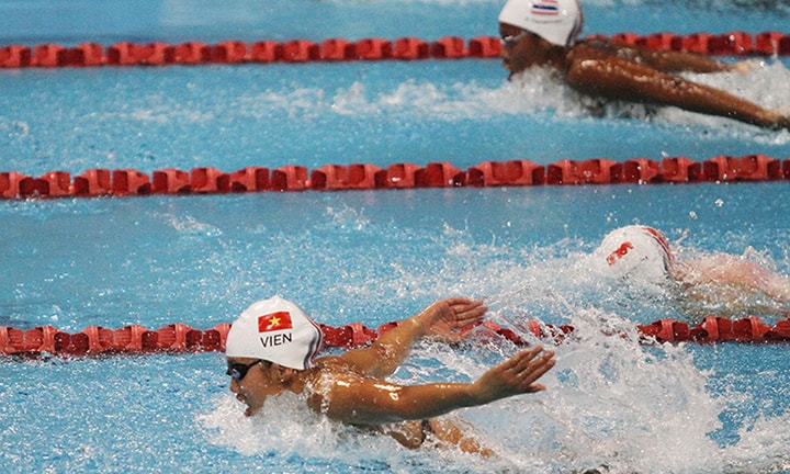 Ánh Viên là hy vọng lớn nhất của đội tuyển bơi Việt Nam tại Asiad 2018. Ảnh: Lâm Thỏa.