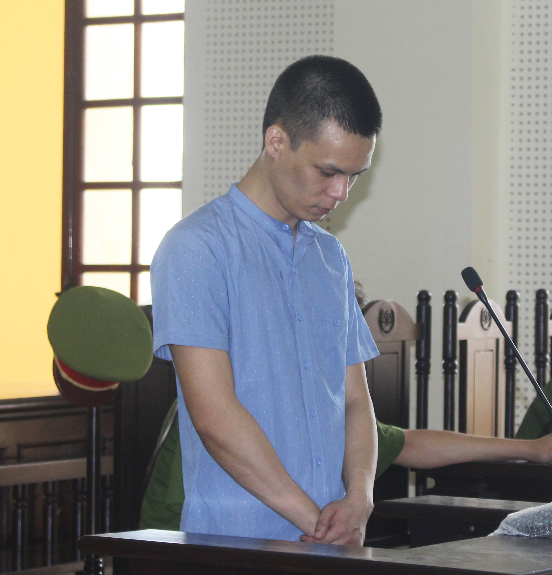 Bị cáo Nguyễn Anh Thảo trước tòa. Ảnh: Phương Thảo