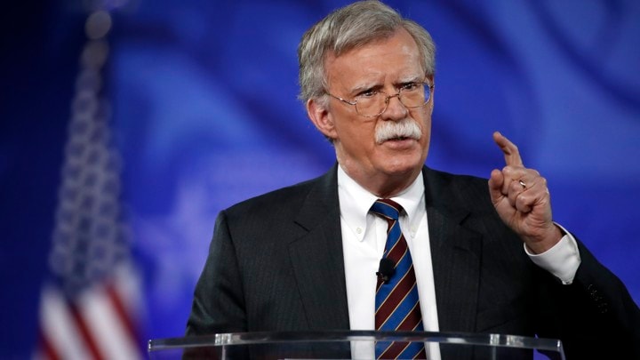 Cố vấn An ninh quốc gia Mỹ John Bolton. Ảnh: AP