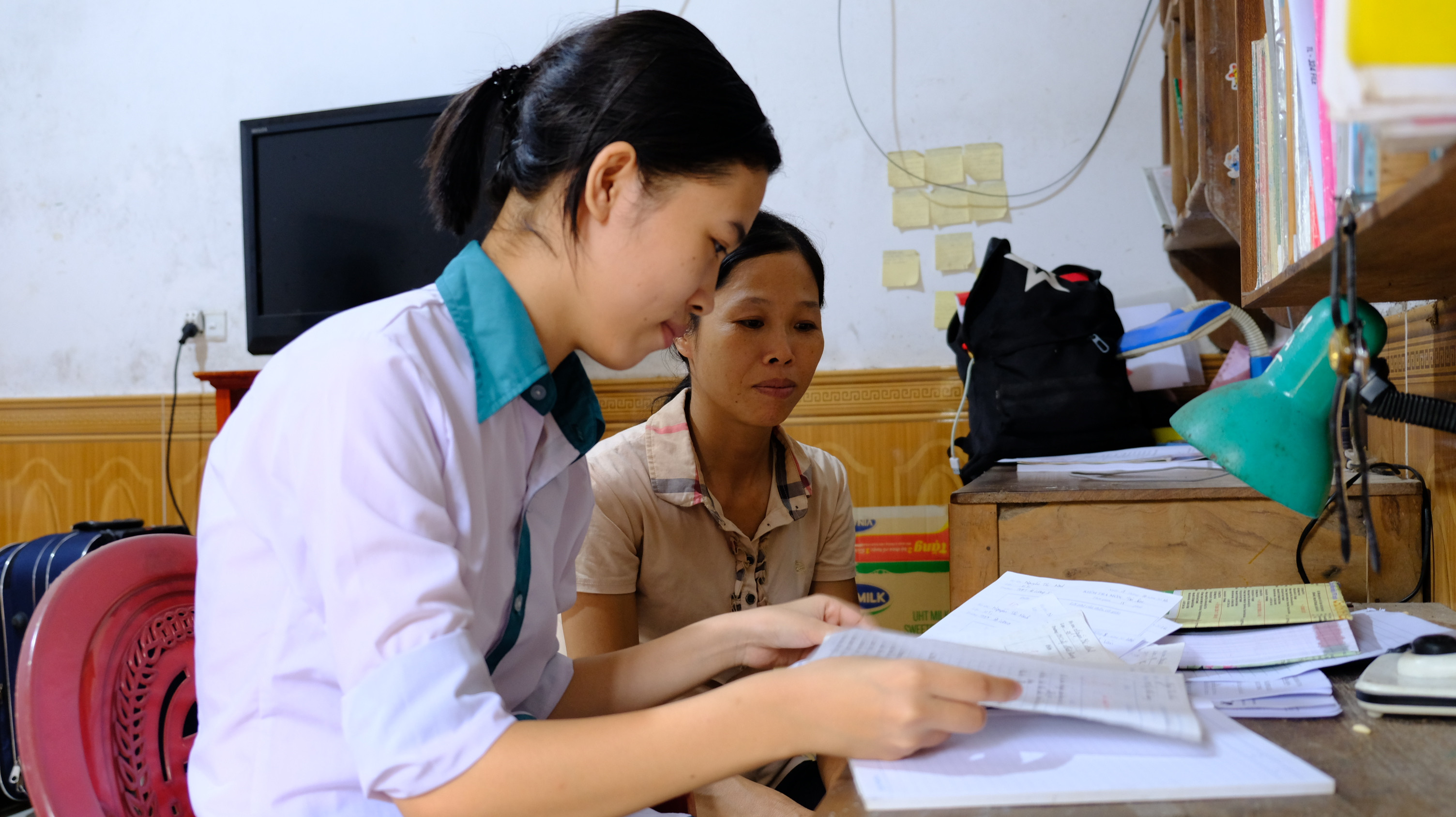 Nguyễn Thị Minh (Trường THPT Đô Lương 1) - thí sinh có điểm thi khối A1 cao nhất tỉnh. Ảnh:  Mỹ Hà