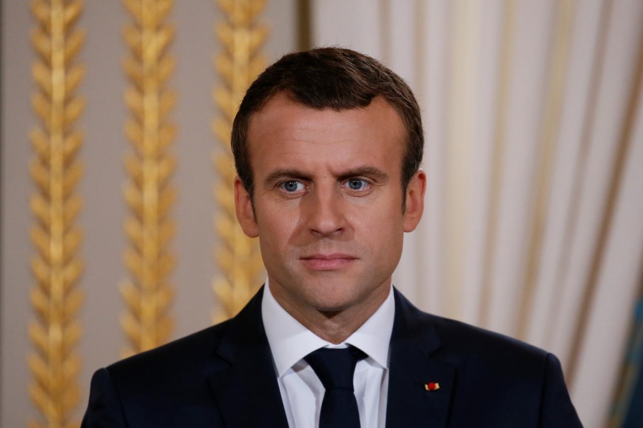 Tổng thống Pháp Emmanuel Macron. Ảnh: AP