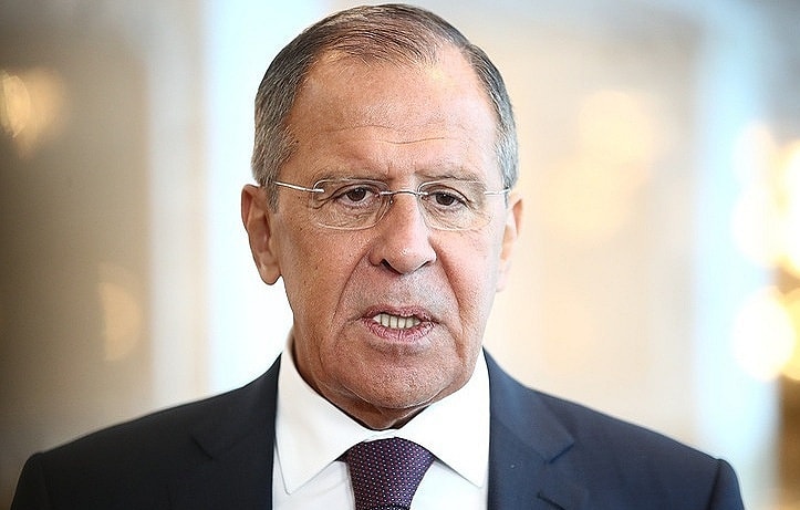 Ngoại trưởng Nga Sergei Lavrov. Ảnh: AP