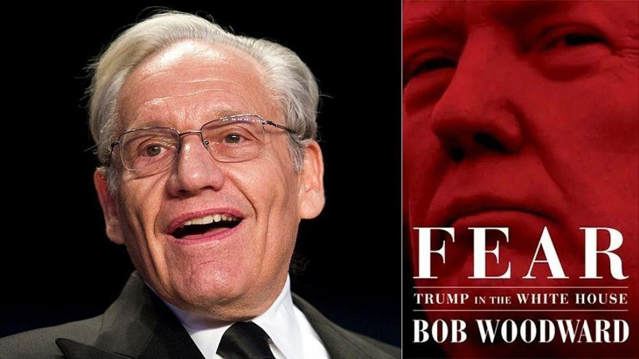 Nhà báo Woodward và cuốn sách về Trump sắp xuất bản. Ảnh: AP