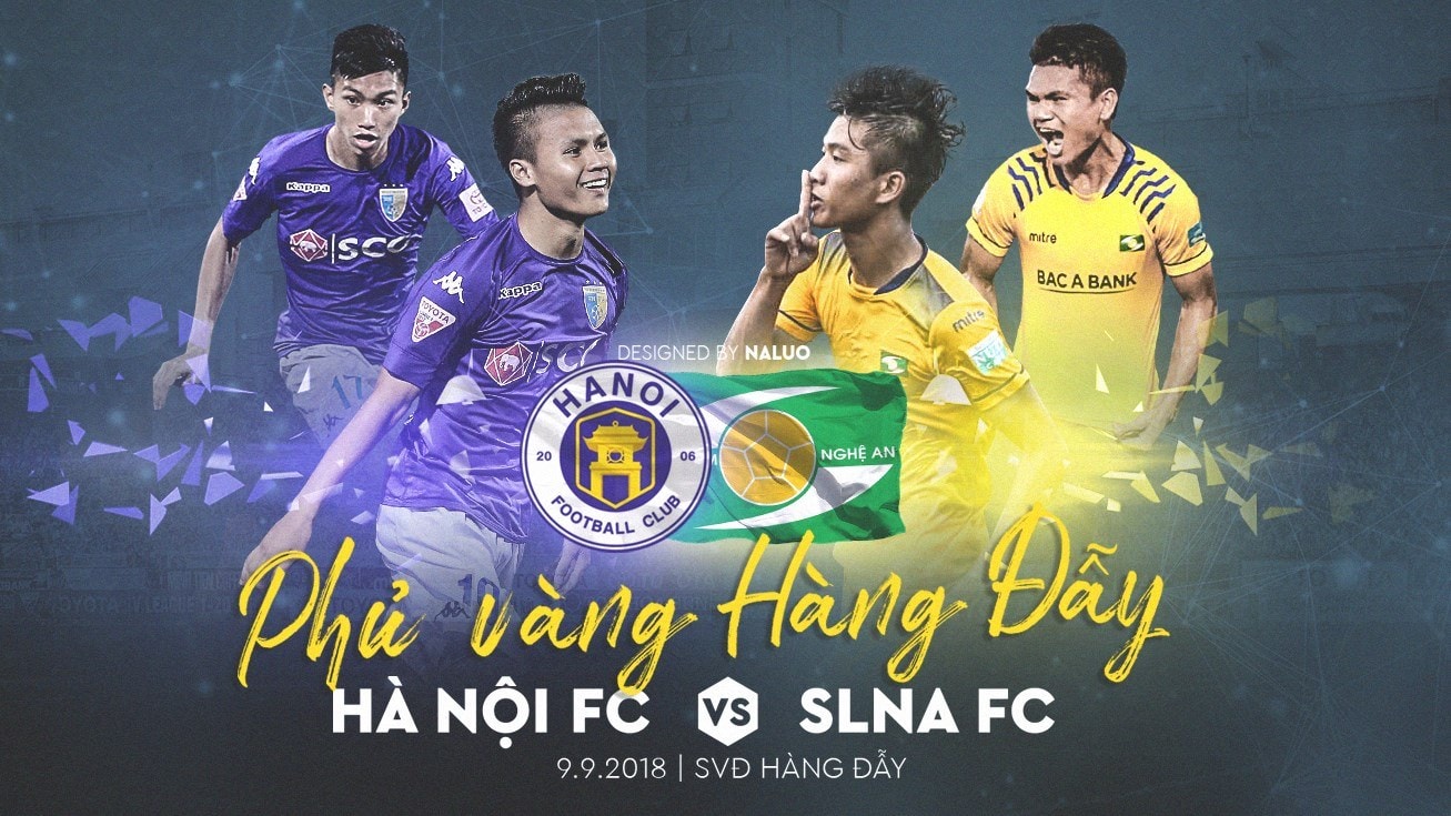 Trận đấu giữa Hà Nội vs SLNA là tâm điểm vòng 21 V.League 2018. Ảnh: SLNA FC