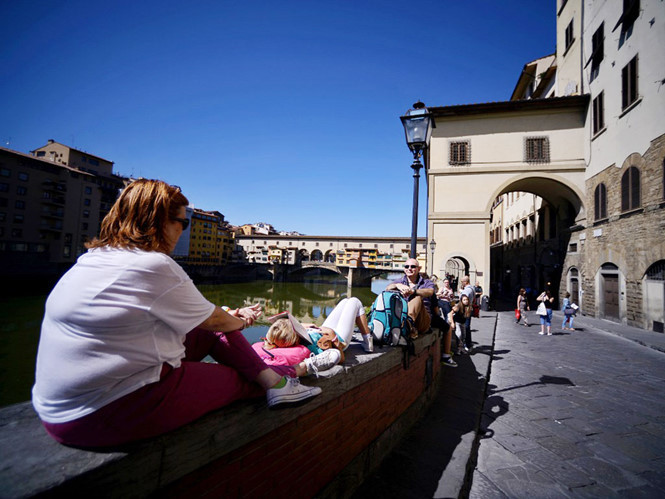 Một khu phố ở Florence /// AFP