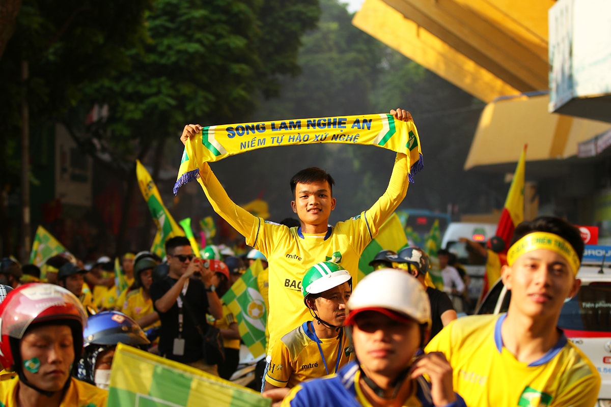 Nếu giành chiến thắng, SLNA sẽ ngàng đường nhà tân vô địch V.League 2018 và duy trì một vị trí tại Top 3. Ảnh: Nguyễn Thắng
