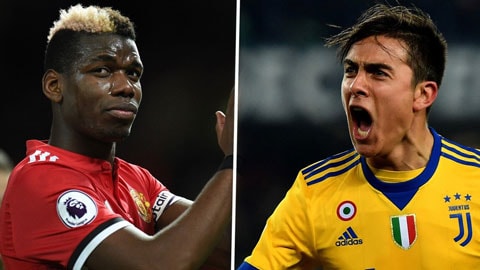 M.U có thể đổi Pogba lấy Dybala của Juventus