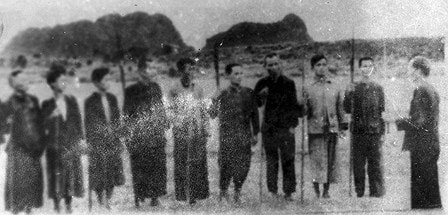 Đội tự vệ đỏ ở Hòa Quân - Đông Sớ - Nghệ An (1930-1931). Ảnh tư liệu