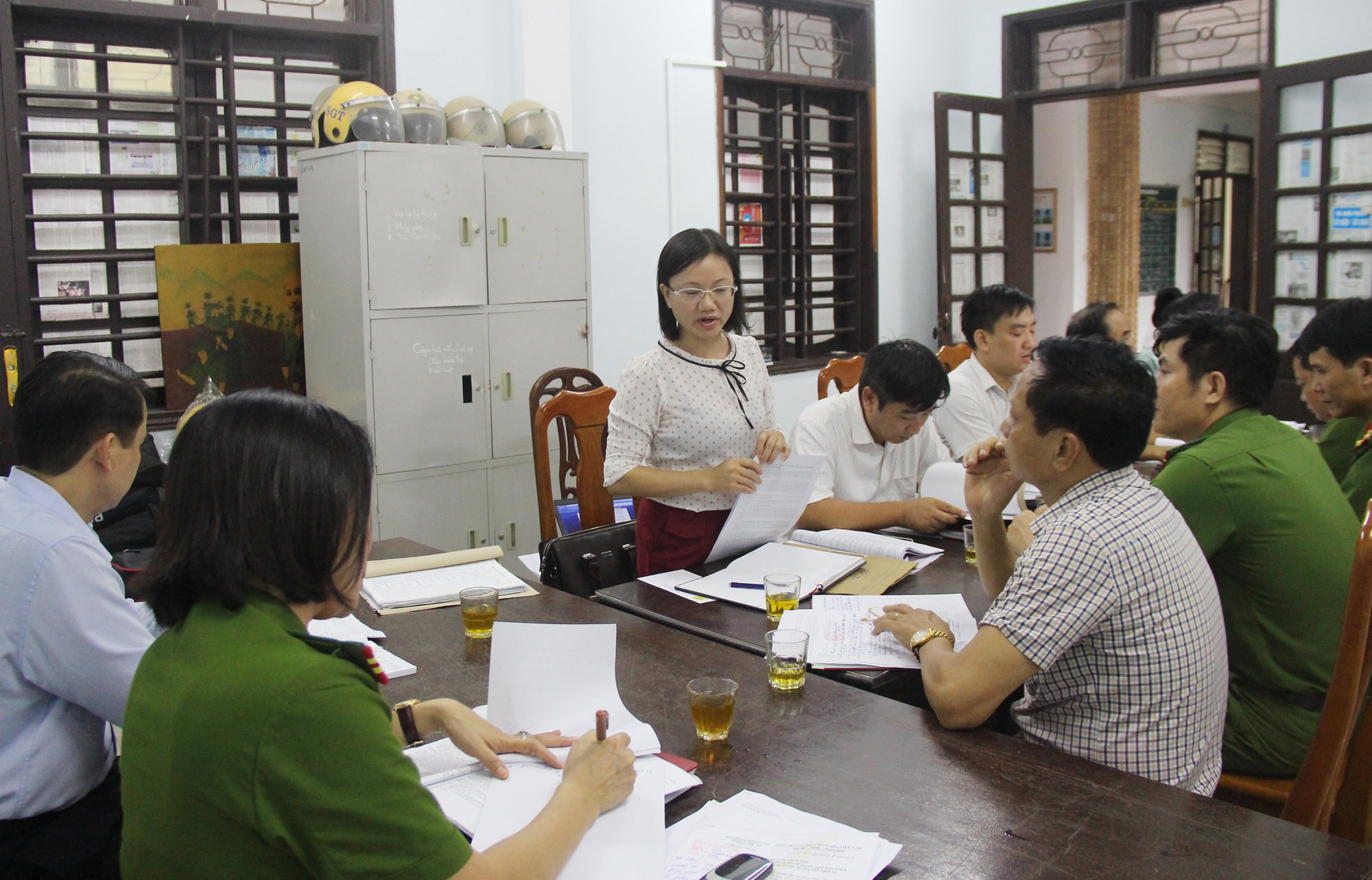 Phó trưởng ban Pháp chế HĐND tỉnh Thái Thị An Chung cho rằng, có tình trạng nương nhẹ trong xử lý vi phạm về ANTT. Ảnh: Minh Chi