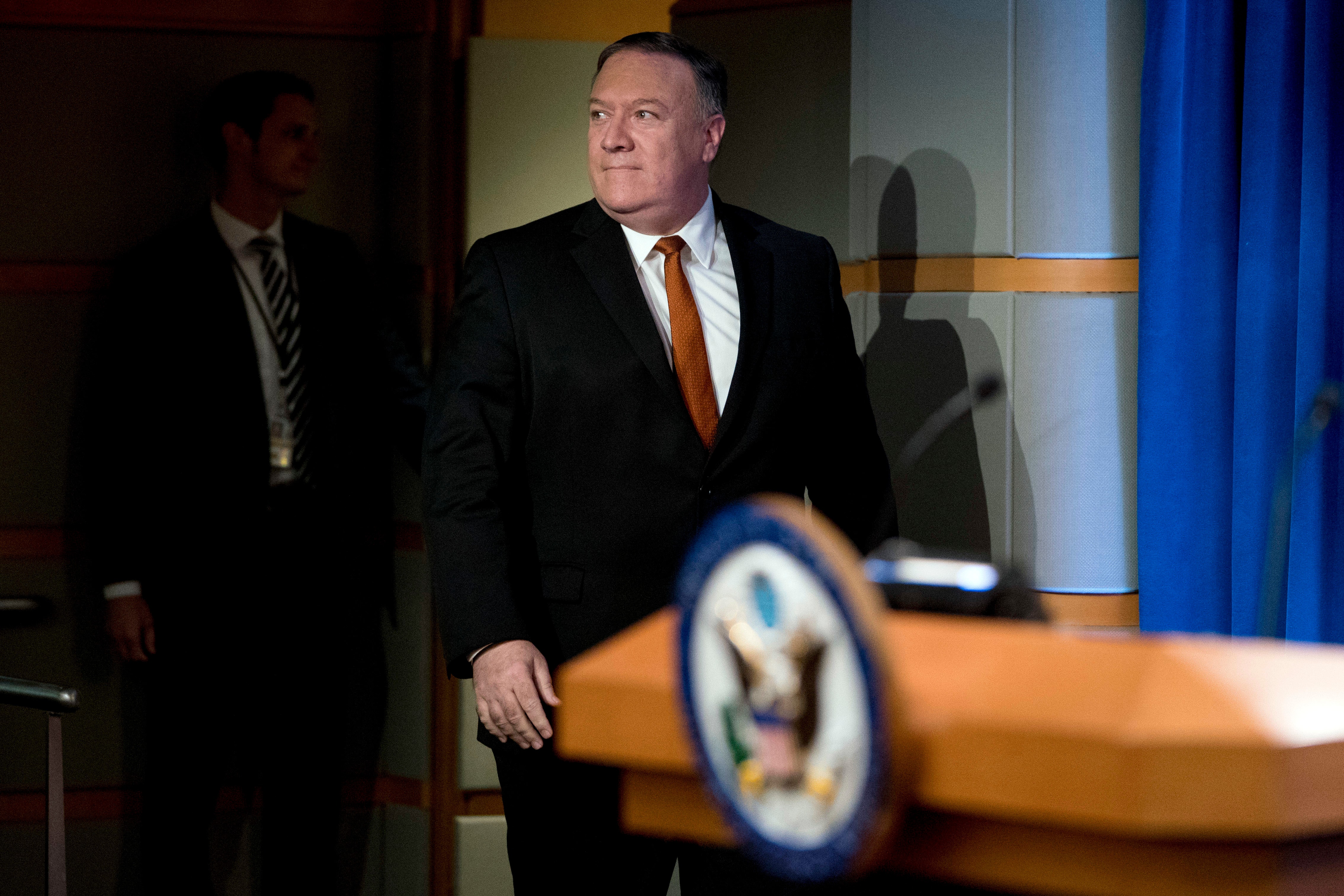 Ngoại trưởng Mỹ Mike Pompeo. Ảnh AP 