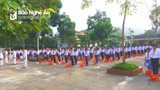 Hàng ngàn học sinh Nghệ An tưởng niệm cố Chủ tịch nước Trần Đại Quang