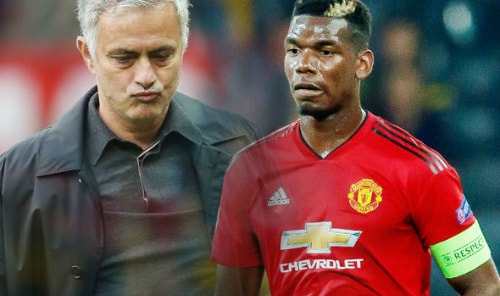 Mourinho nóng mắt trước thái độ của Pogba. Ảnh:AFP.