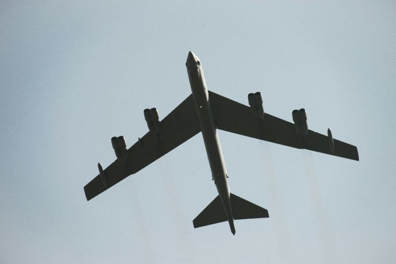 Máy bay ném bom B-52. Ảnh: AP