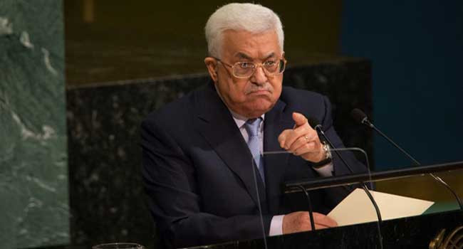 Tổng thống Palestine Mahmoud Abbas quyết tâm trong cuộc chiến pháp lý với Mỹ (Nguồn: AFP)