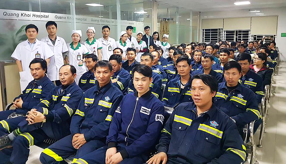 Khám sức khỏe cho công ty CP Lilama - Nghi Sơn (Thanh Hóa).