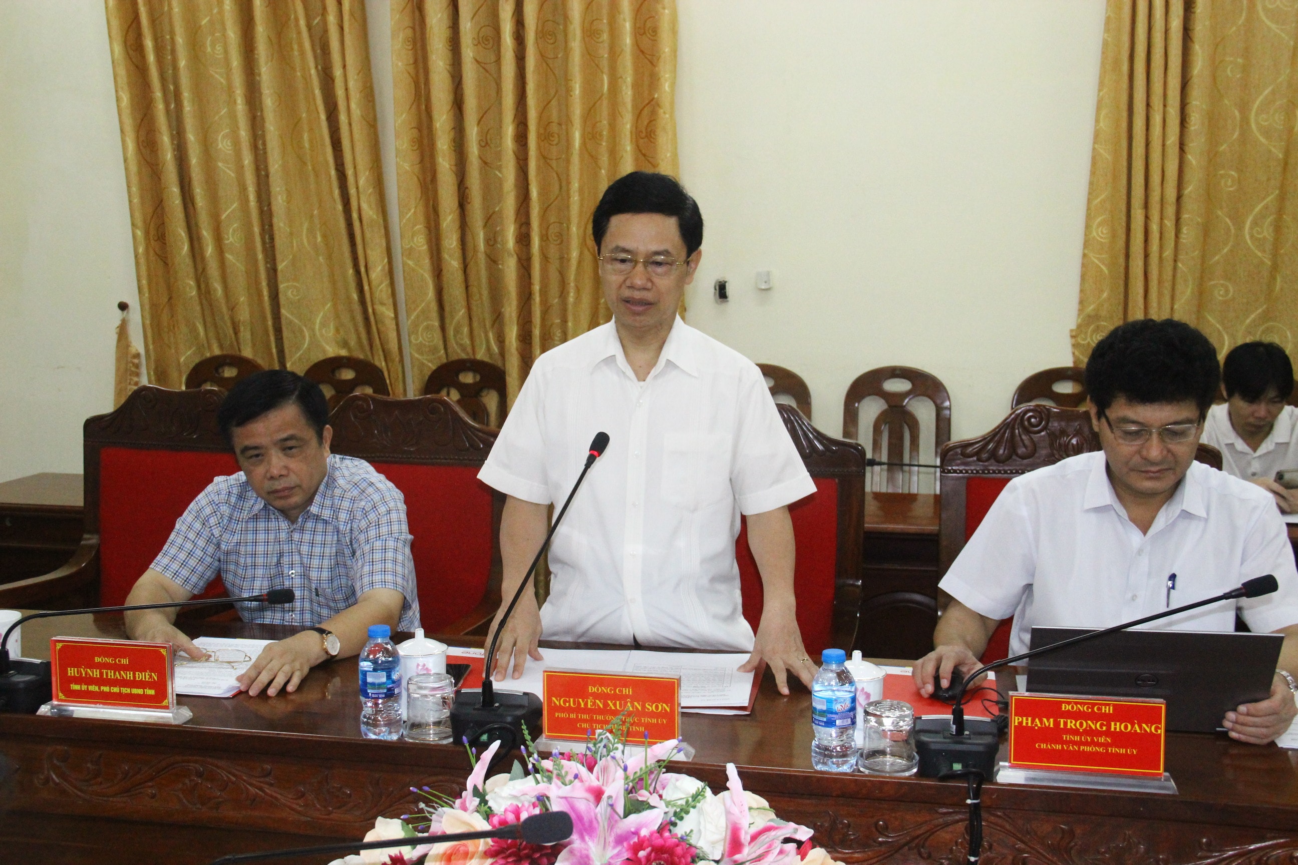 Đồng chí Nguyễn Xuân Sơn. Ảnh Hoàng Vĩnh.
