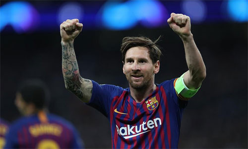 Messi đã có năm bàn sau hai trận đầu tại Champions League.
