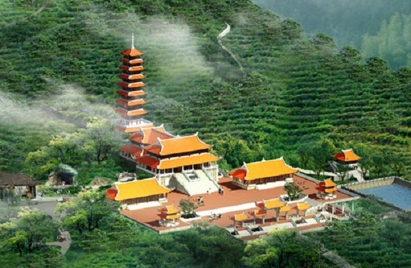 Toàn cảnh chùa Đại Tuệ. Ảnh: Tư liệu