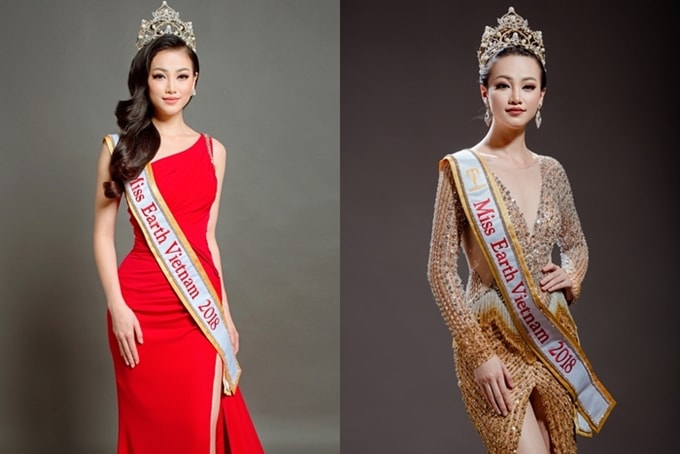 Nguyễn Phương Khánh là Á hậu 2 Hoa hậu Biển Việt Nam toàn cầu 2018. Sau nhiều vòng casting, cô trở thành đại diện Việt Nam thi Miss Earth ở Philippines.