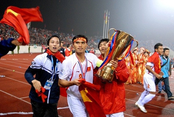 Phan Văn Tài Em góp công lớn trong chiến tích vô địch AFF Cup 2018 của ĐT Việt Nam. Ảnh: Internet