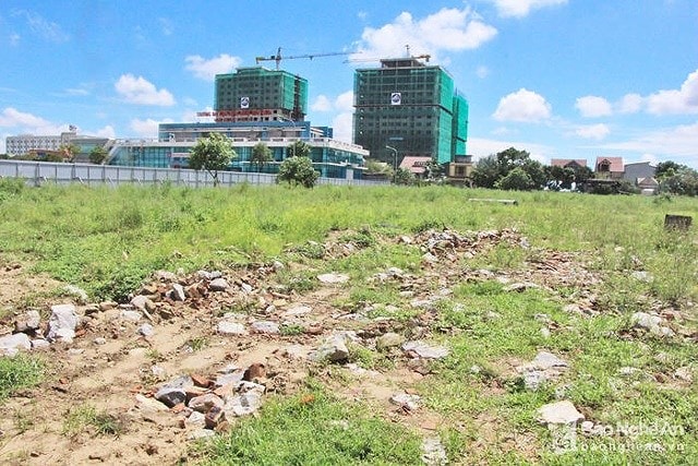 Nhiều dự án có sử dụng đất ở Nghệ An nhiều năm chưa triển khai bị thu hồi. Ảnh tư liêu