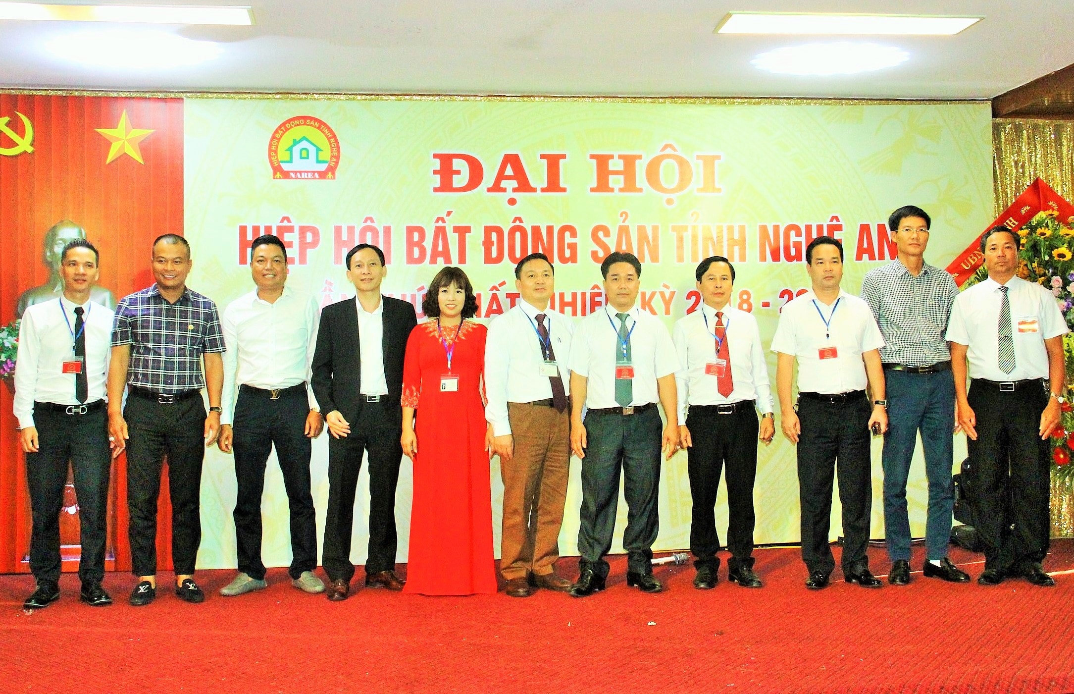 Ra mắt BCH Hiệp hội BĐS Nghệ An, Nhiệm kỳ 2018 - 2023. Ảnh Hoàng Vinh