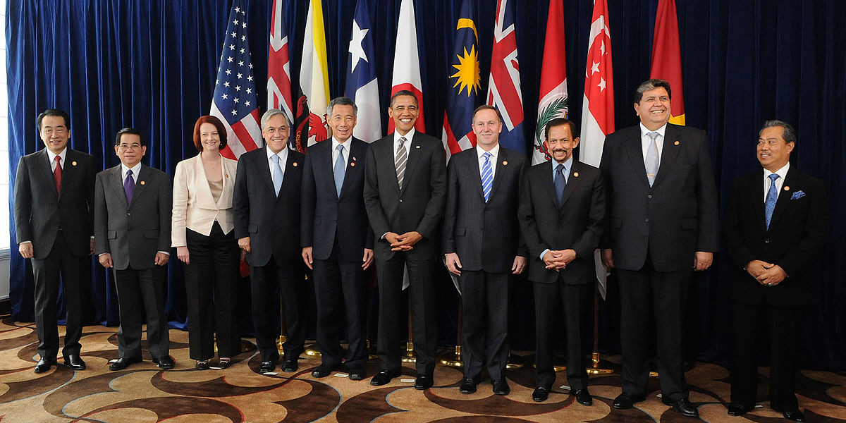 Lãnh đạo các nước thành viên và các nước đang tham gia đàm phán gặp nhau tại một hội nghị thượng đỉnh của TPP vào năm 2010. Ảnh: Internet