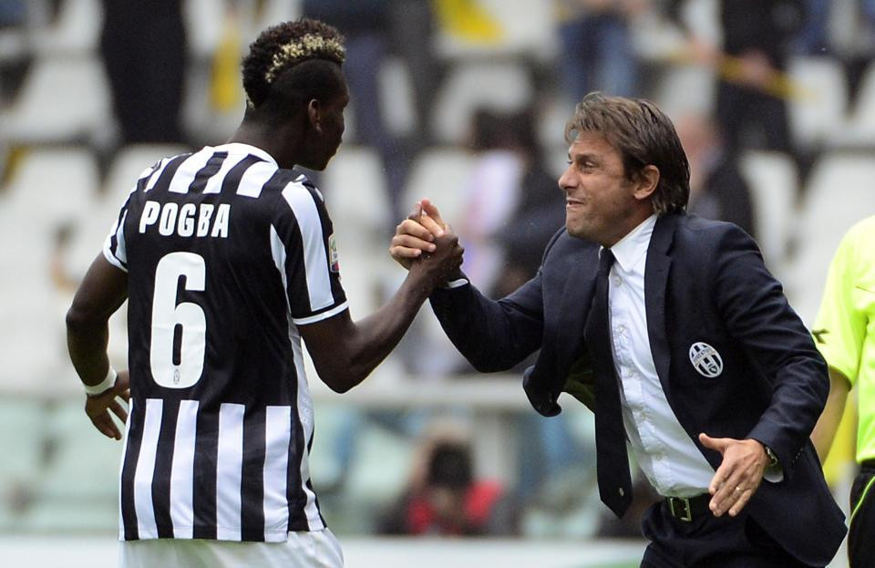 Conte từng làm thầy Pogba ở Juventus