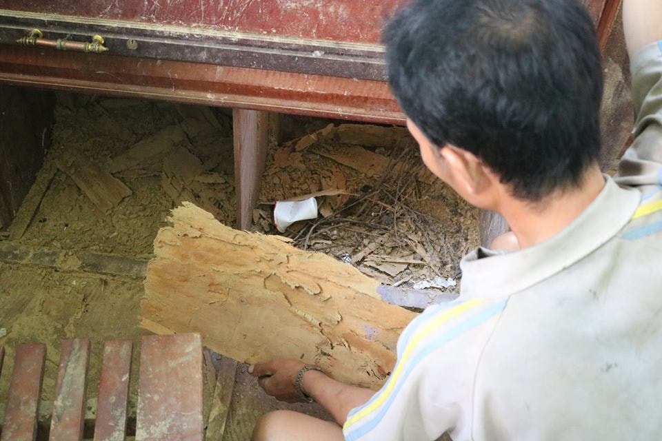 Nhiều trang thiết bị được cấp đã hư hỏng, mối mót phá hại