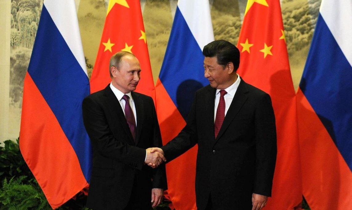 Mối quan hệ của Nga với Trung Quốc thân thiết hơn bao giờ hết. Ảnh: Getty