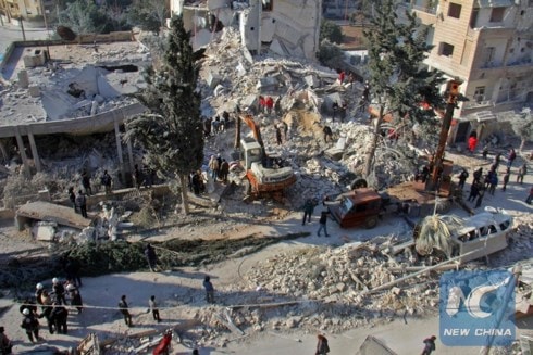 lien quan do my dan dau khong kich mien dong syria, 41 nguoi chet hinh 1