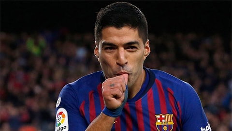Suarez nhận giải thưởng đầu tiên ở La Liga mùa này