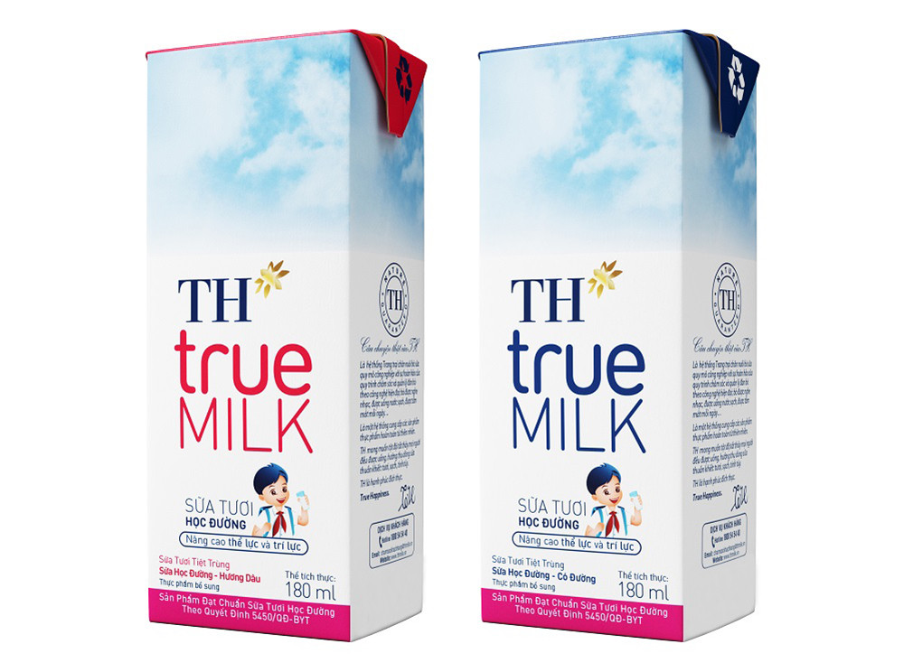 Sản phẩm sữa của tập đoàn TH tham gia vào chương trình 