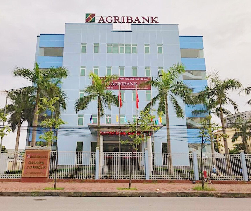 Trụ sở Agribank chi nhánh Nam Nghệ An. Ảnh: Thu Huyền