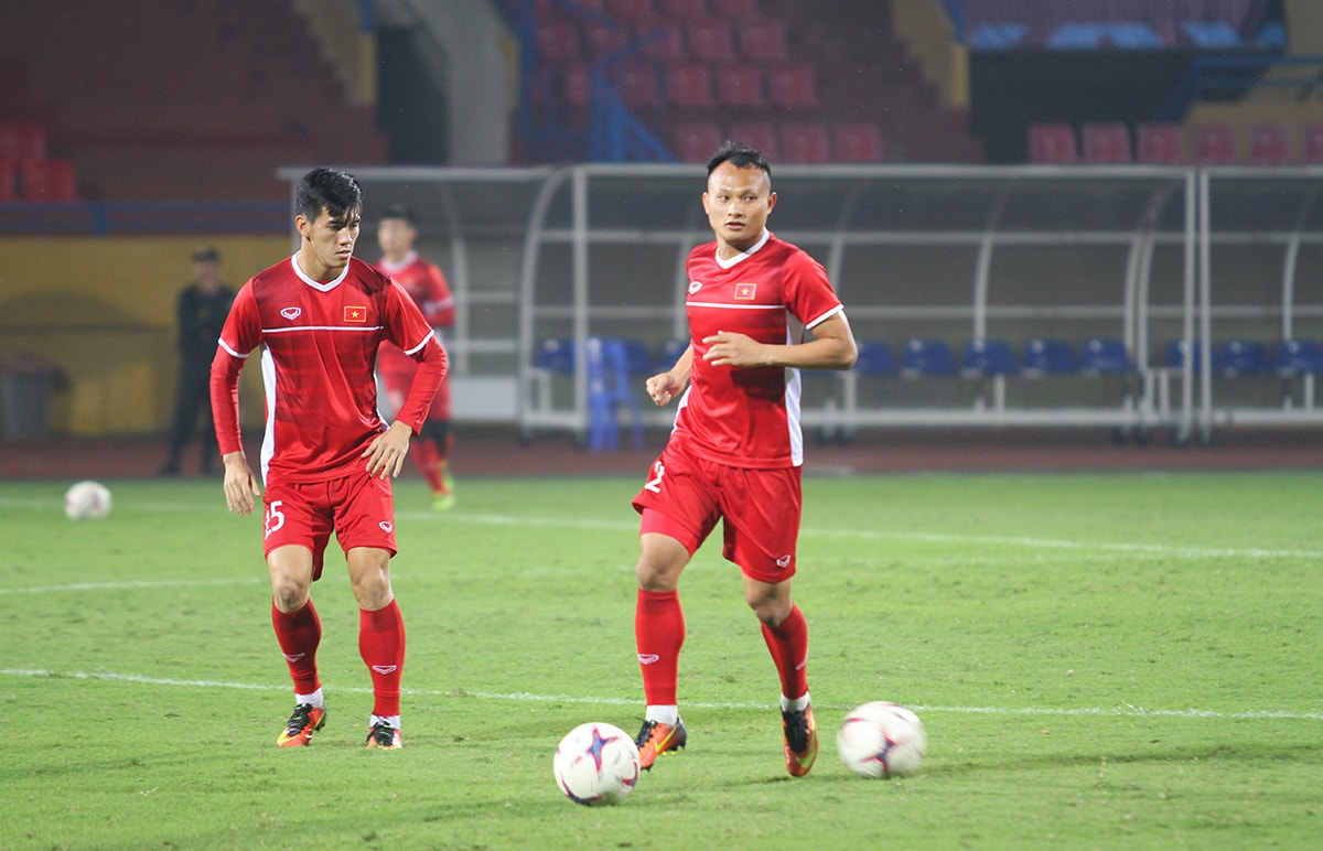 Tiền vệ Nguyễn Trọng Hoàng hướng đến trận đấu thứ 4 tại AFF Cup 2018 năm nay. Ảnh: TK