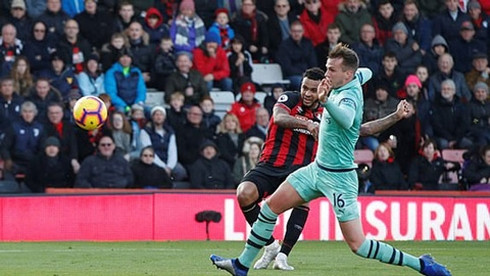 ket qua bournemouth 1 - 2 arsenal ngoai hang anh 2018/2019 hinh 1