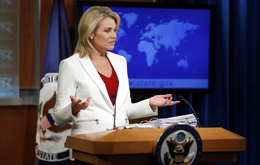 Heather Nauert - Đại sứ của Mỹ tại Liên Hợp quốc. Ảnh: AP 