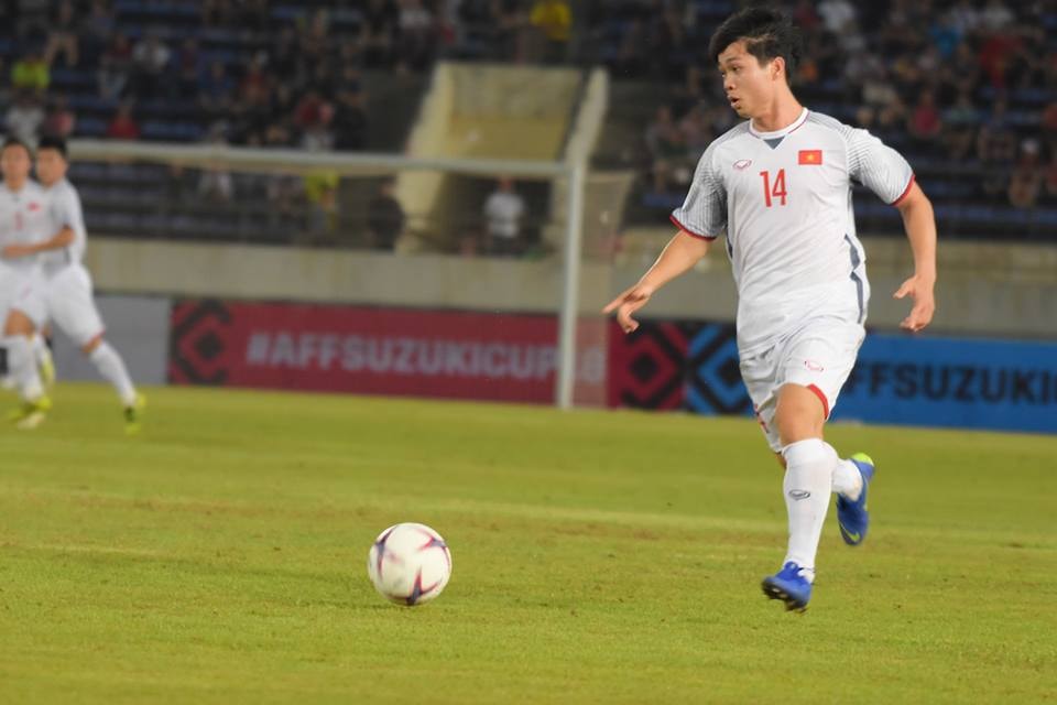 1.Công Phượng đang là cầu thủ chơi hay nhất trên hàng công tại AFF Cup (ảnh AFF)