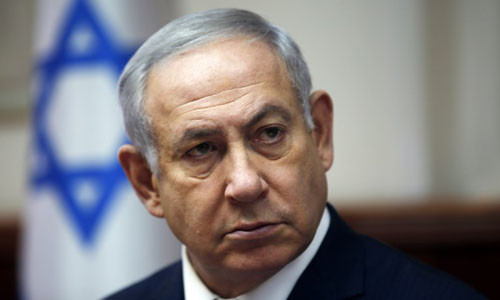 Thủ tướng Israel Benjamin Netanyahu trong cuộc họp nội các ở Jerusalem hôm 25/11. Ảnh: AFP.