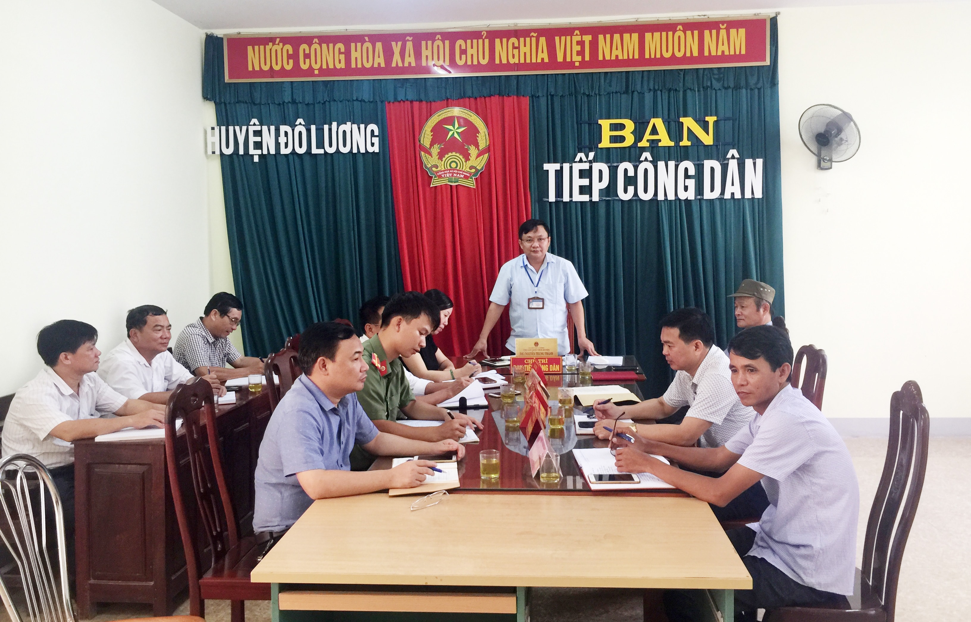 UBND huyện Đô Lương tổ chức tiếp công dân định kỳ hàng tháng