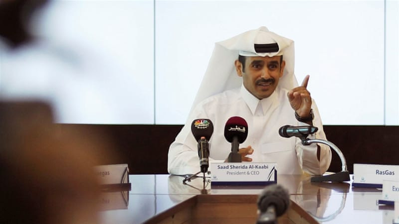 Bộ trưởng Năng lượng Qatar Saad al-Kaabi. Ảnh Reuters 
