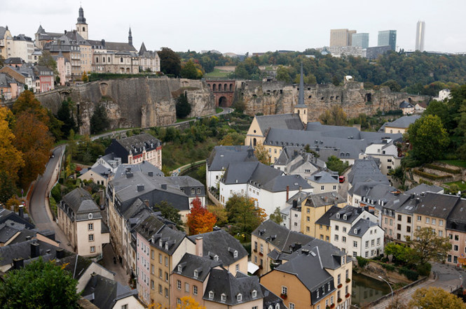 Một góc thành phố Luxembourg /// Reuters