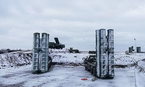Tổ hợp tên lửa phòng không S-400 của Nga tại bán đảo Crimea, tháng 11/2018. Ảnh: RIA Novosti.