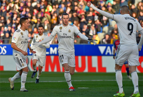 Bale ghi bàn trở lại sau 10 trận tịt ngòi. Ảnh: Reuters