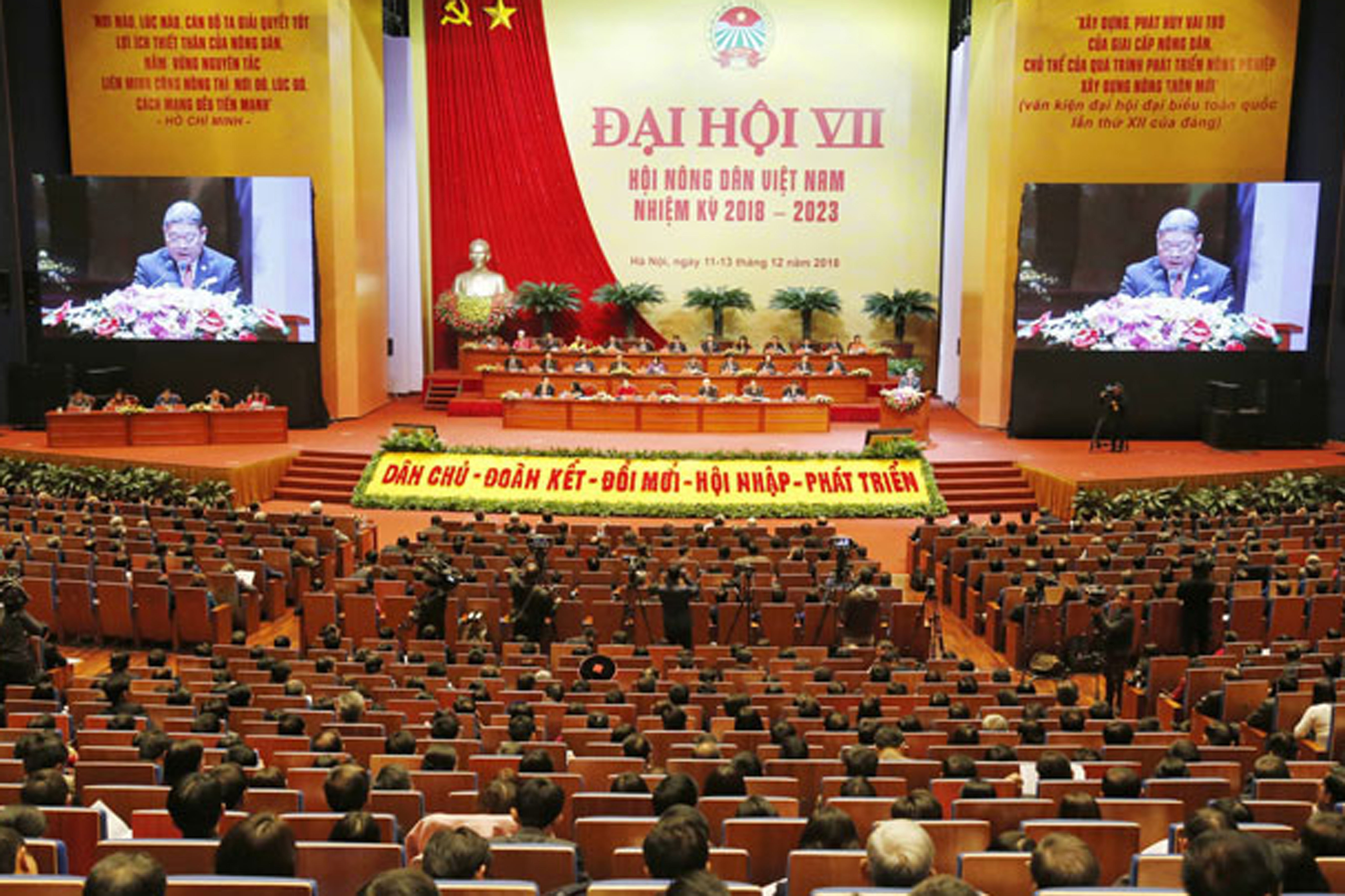  Toàn cảnh Đại hội VII Hội Nông dân Việt Nam nhiệm kỳ 2018-2023