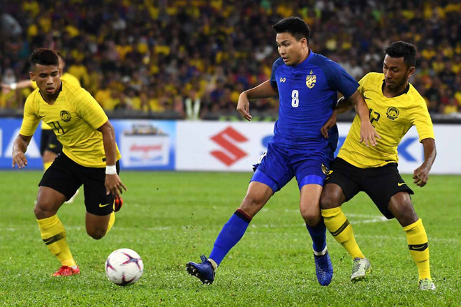 Malaysia vượt qua Thái Lan ở bán kết với một kịch bản không tưởng. Ảnh: Internet