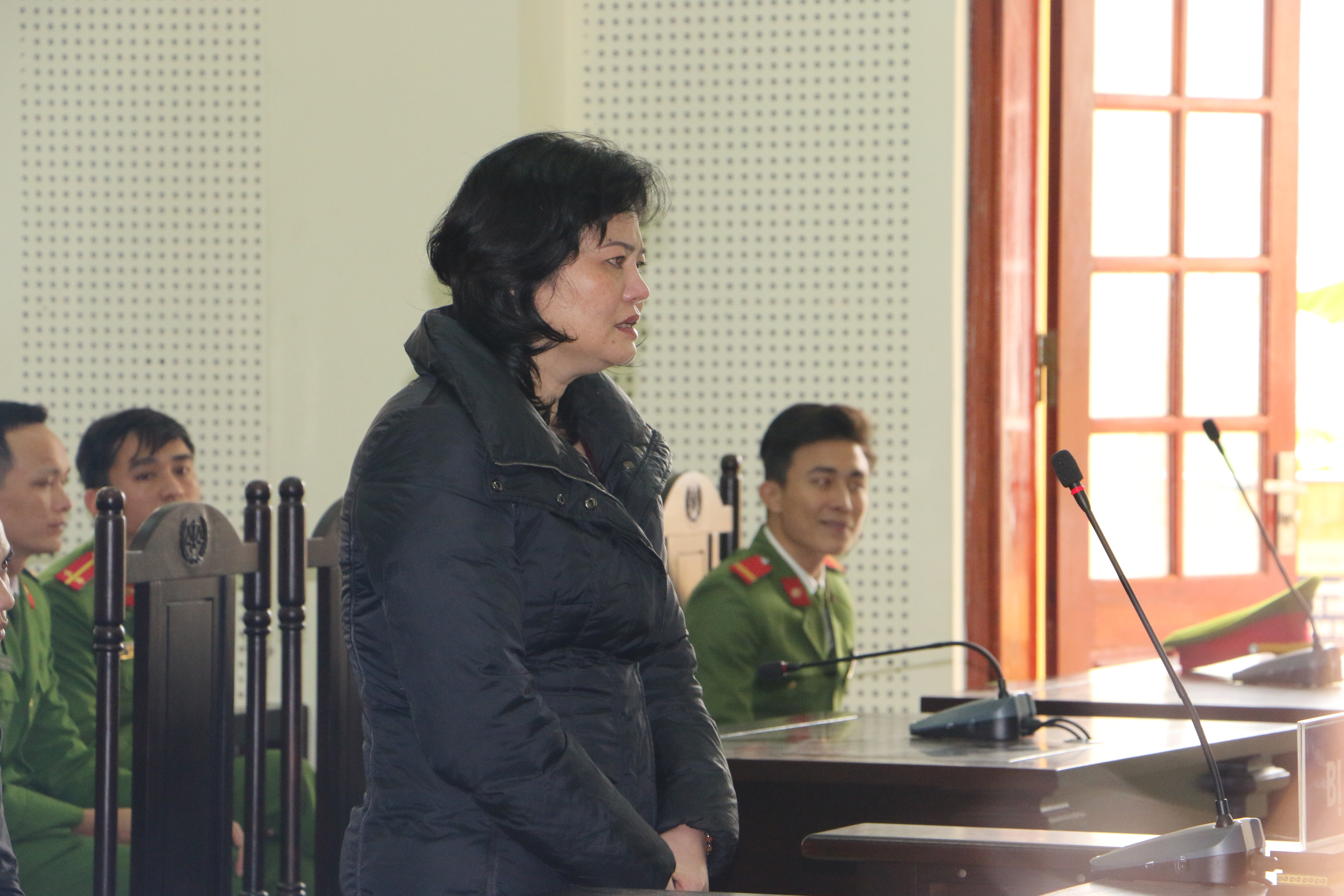 Bị cáo Nguyễn Thị Thảo tại phiên tòa phúc thẩm. Ảnh: Quỳnh An.