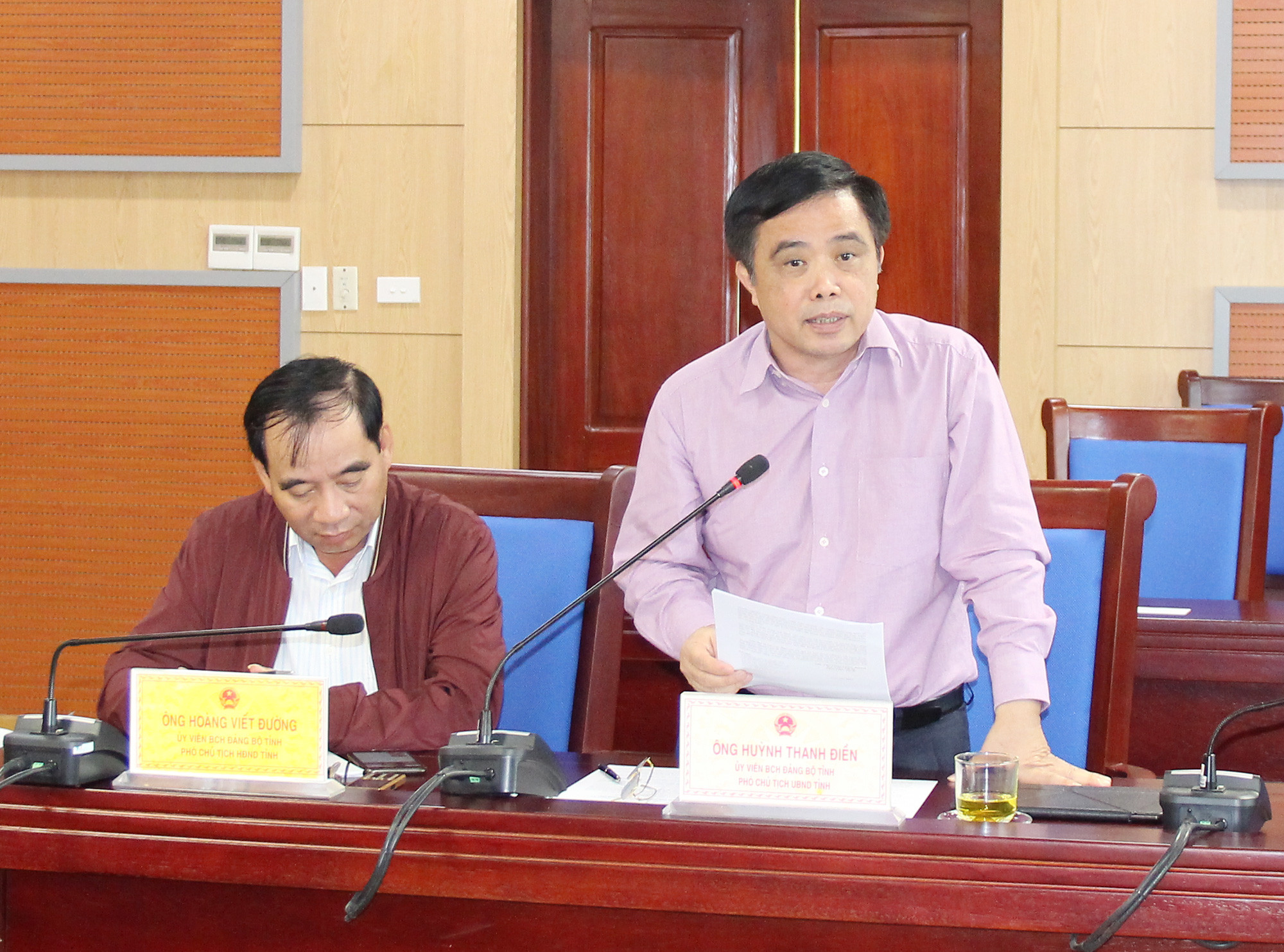 Phó Chủ tịch UBND tỉnh Huỳnh Thanh Điền chia sẻ 